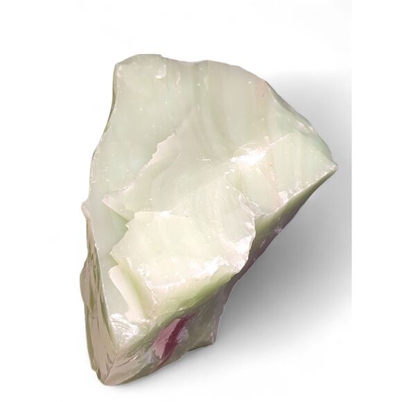 Lime Jadeite Pink Multicolor Swirl Slag Art Glass Cullet #4XL10 - Picture 2 of 4